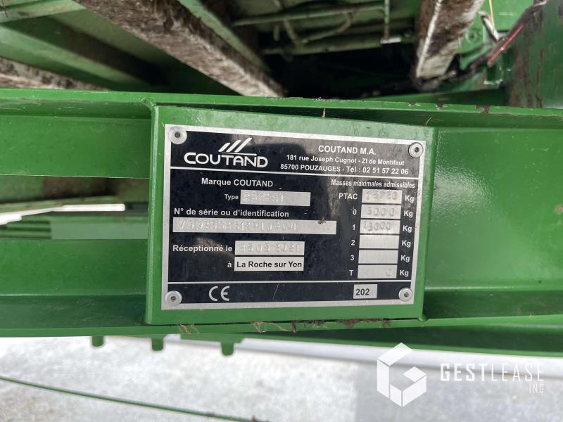 Rozmetadlo chlévské mrvy COUTANT TWISTER T605: obrázek 19