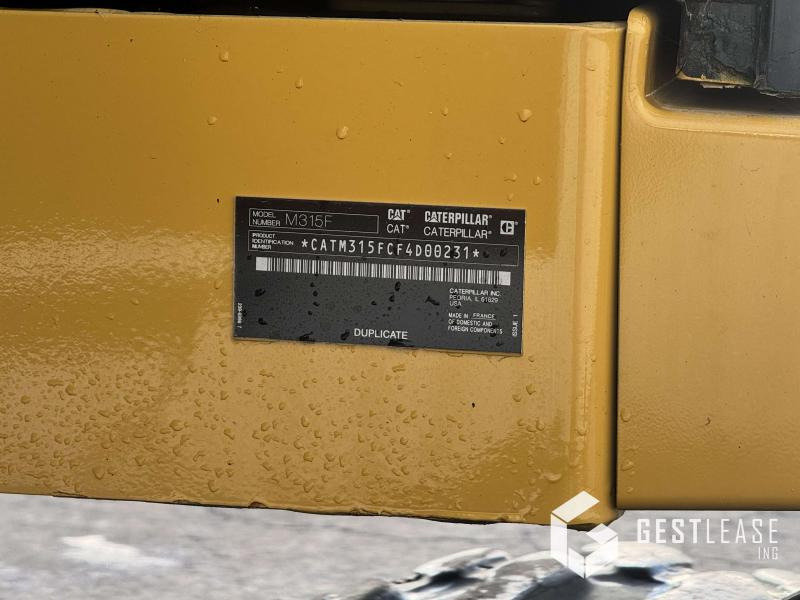 Kolesové rýpadlo Caterpillar M315F: obrázek 7