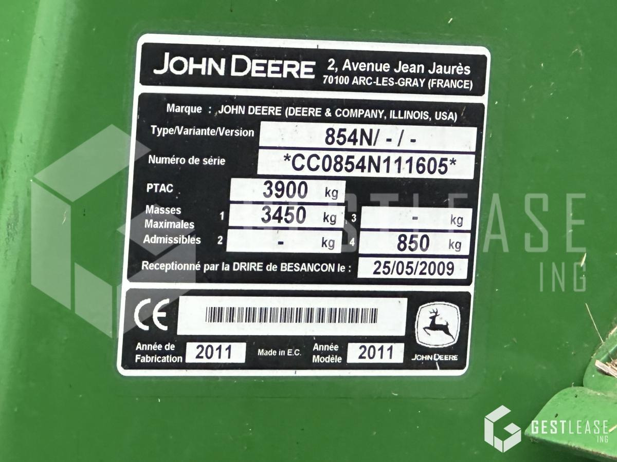 John Deere 854 ROTOFLOW - Lis na válcové balíky: obrázek 5 John Deere 854 ROTOFLOW - Lis na válcové balíky: obrázek 5
