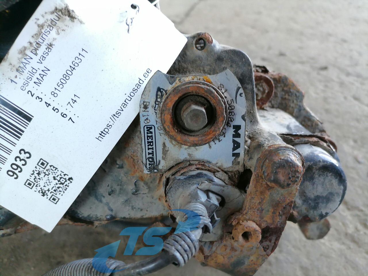 MAN Brake caliper 81508046311 - Brzdové díly pro Nákladní auto: obrázek 4 MAN Brake caliper 81508046311 - Brzdové díly pro Nákladní auto: obrázek 4