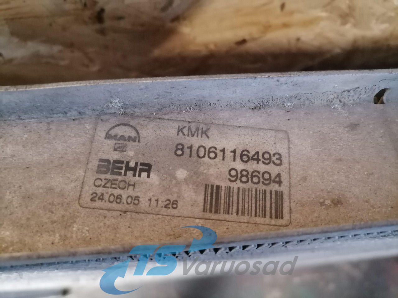 MAN Cooling radiator 8106116493 - Chladič pro Nákladní auto: obrázek 3 MAN Cooling radiator 8106116493 - Chladič pro Nákladní auto: obrázek 3