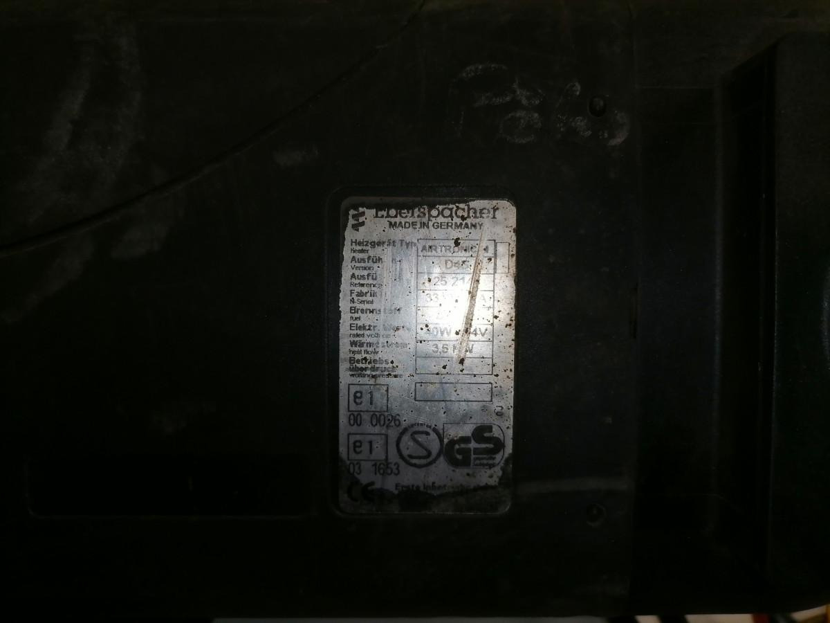 Scania Auxiliary heater Eberspächer - Topení/ Ventilace pro Nákladní auto: obrázek 3 Scania Auxiliary heater Eberspächer - Topení/ Ventilace pro Nákladní auto: obrázek 3