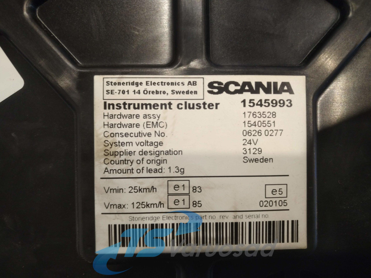 Scania Dashboard 1545993 - Palubní deska pro Nákladní auto: obrázek 2 Scania Dashboard 1545993 - Palubní deska pro Nákladní auto: obrázek 2