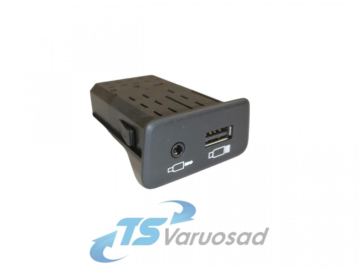 Scania USB/AUX pistikute paneel 2554705 - Elektrický systém pro Nákladní auto: obrázek 1 Scania USB/AUX pistikute paneel 2554705 - Elektrický systém pro Nákladní auto: obrázek 1