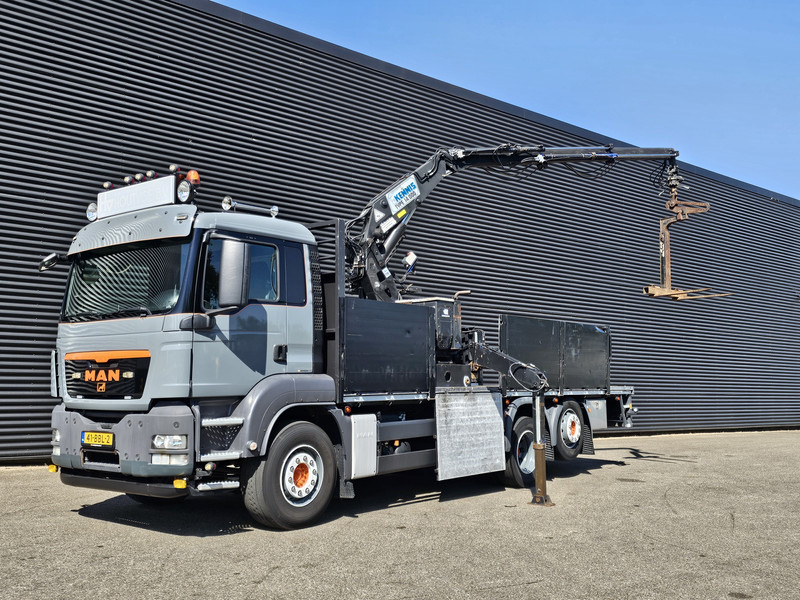 MAN TGS 26.360 / 6X2-4 BL / KENNIS ROLLER CRANE / KRAN - Nákladní automobil valníkový/ Plošinový, Auto s hydraulickou rukou: obrázek 1 MAN TGS 26.360 / 6X2-4 BL / KENNIS ROLLER CRANE / KRAN - Nákladní automobil valníkový/ Plošinový, Auto s hydraulickou rukou: obrázek 1