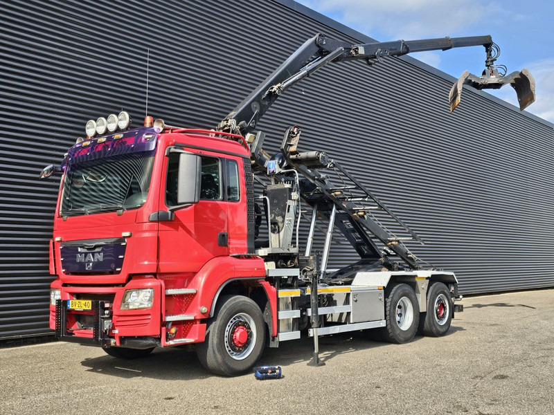 MAN TGS 26.400 / 6x4H-2 / HMF Z KRAAN + CONTAINERSYSTEM - Nákladní auto - kabelový systém, Auto s hydraulickou rukou: obrázek 1 MAN TGS 26.400 / 6x4H-2 / HMF Z KRAAN + CONTAINERSYSTEM - Nákladní auto - kabelový systém, Auto s hydraulickou rukou: obrázek 1