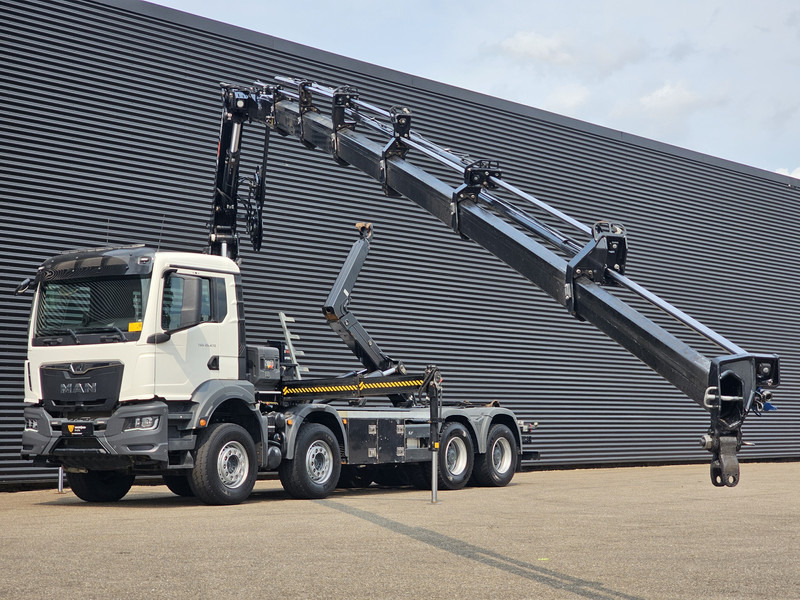 MAN TGS 35.470 8X4 BB / HIAB CRANE + HOOKLIFT - Auto s hydraulickou rukou: obrázek 3 MAN TGS 35.470 8X4 BB / HIAB CRANE + HOOKLIFT - Auto s hydraulickou rukou: obrázek 3