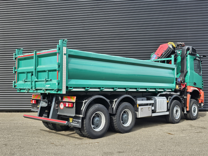 Mercedes-Benz AROCS 4145 / 8X6 / TIPPER + HMF CRANE - Sklápěč, Auto s hydraulickou rukou: obrázek 3 Mercedes-Benz AROCS 4145 / 8X6 / TIPPER + HMF CRANE - Sklápěč, Auto s hydraulickou rukou: obrázek 3