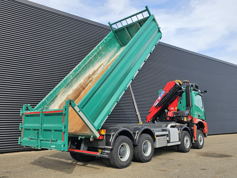 Mercedes-Benz AROCS 4145 / 8X6 / TIPPER + HMF CRANE - Sklápěč, Auto s hydraulickou rukou: obrázek 4 Mercedes-Benz AROCS 4145 / 8X6 / TIPPER + HMF CRANE - Sklápěč, Auto s hydraulickou rukou: obrázek 4