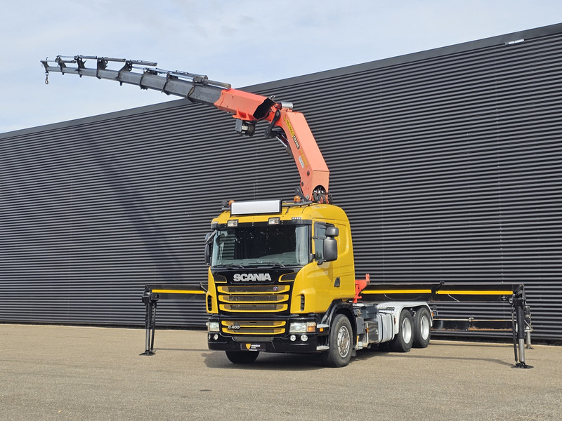 Scania G400 6x2 / PALFINGER PK 60002 / WINCH / BALLAST - Nákladní automobil valníkový/ Plošinový, Auto s hydraulickou rukou: obrázek 3 Scania G400 6x2 / PALFINGER PK 60002 / WINCH / BALLAST - Nákladní automobil valníkový/ Plošinový, Auto s hydraulickou rukou: obrázek 3