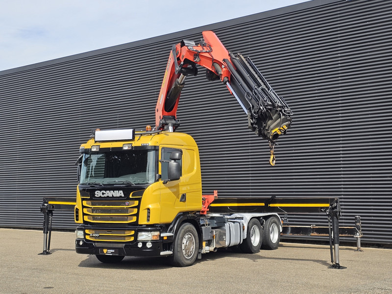 Scania G400 6x2 / PALFINGER PK 60002 / WINCH / BALLAST - Nákladní automobil valníkový/ Plošinový, Auto s hydraulickou rukou: obrázek 5 Scania G400 6x2 / PALFINGER PK 60002 / WINCH / BALLAST - Nákladní automobil valníkový/ Plošinový, Auto s hydraulickou rukou: obrázek 5