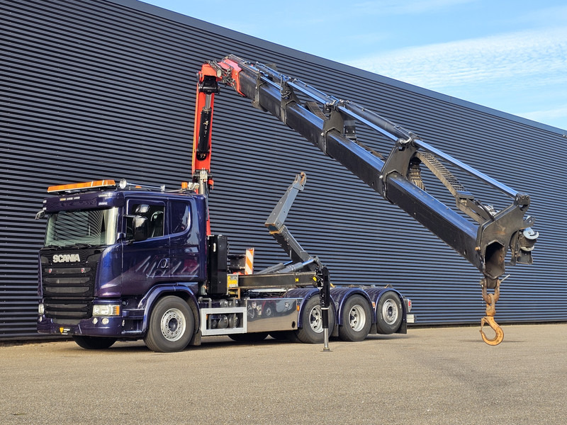Scania G490 8x4*4 / PALFINGER CRANE + HOOKLIFT - Hákový nosič kontejnerů, Auto s hydraulickou rukou: obrázek 3 Scania G490 8x4*4 / PALFINGER CRANE + HOOKLIFT - Hákový nosič kontejnerů, Auto s hydraulickou rukou: obrázek 3