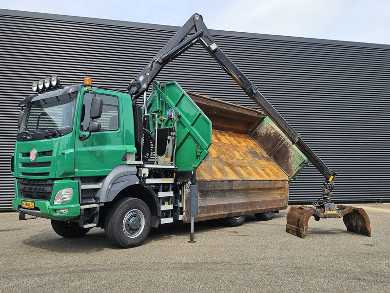 Tatra T158/II 6X6 / HMF Z CRANE + 2 SIDE TIPPER - Sklápěč, Auto s hydraulickou rukou: obrázek 4 Tatra T158/II 6X6 / HMF Z CRANE + 2 SIDE TIPPER - Sklápěč, Auto s hydraulickou rukou: obrázek 4