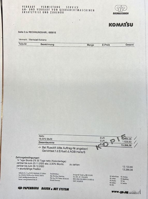 Komatsu PC228USLC 23200 Kg 107 Kw Komatsu PC228USLC 23200 Kg 107 Kw - Pásové rýpadlo: obrázek 5 Komatsu PC228USLC 23200 Kg 107 Kw Komatsu PC228USLC 23200 Kg 107 Kw - Pásové rýpadlo: obrázek 5