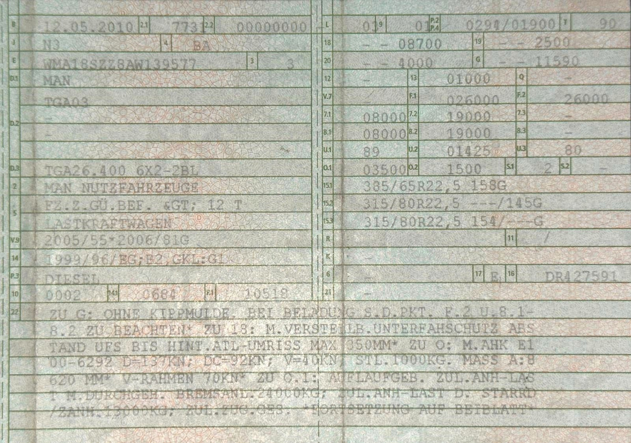 MAN 26.400 TGS | Meiller RK 20.70 | hydr. Container. - Hákový nosič kontejnerů: obrázek 2 MAN 26.400 TGS | Meiller RK 20.70 | hydr. Container. - Hákový nosič kontejnerů: obrázek 2
