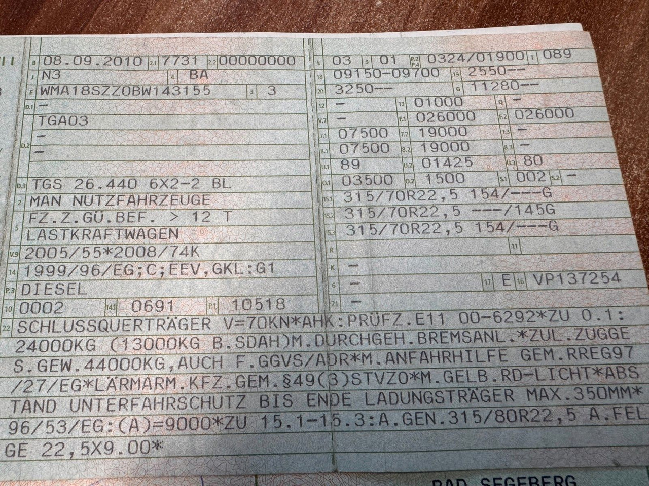 MAN 26.440 6X2 Meiller RK 20.70 mit Funk - Hákový nosič kontejnerů: obrázek 2 MAN 26.440 6X2 Meiller RK 20.70 mit Funk - Hákový nosič kontejnerů: obrázek 2