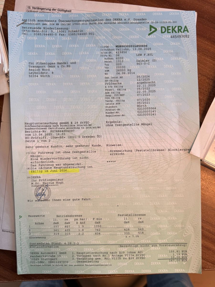 Mercedes-Benz 2536 ADR Valid & kipphydraulik für Gastank - Cisternové vozidlo: obrázek 4 Mercedes-Benz 2536 ADR Valid & kipphydraulik für Gastank - Cisternové vozidlo: obrázek 4