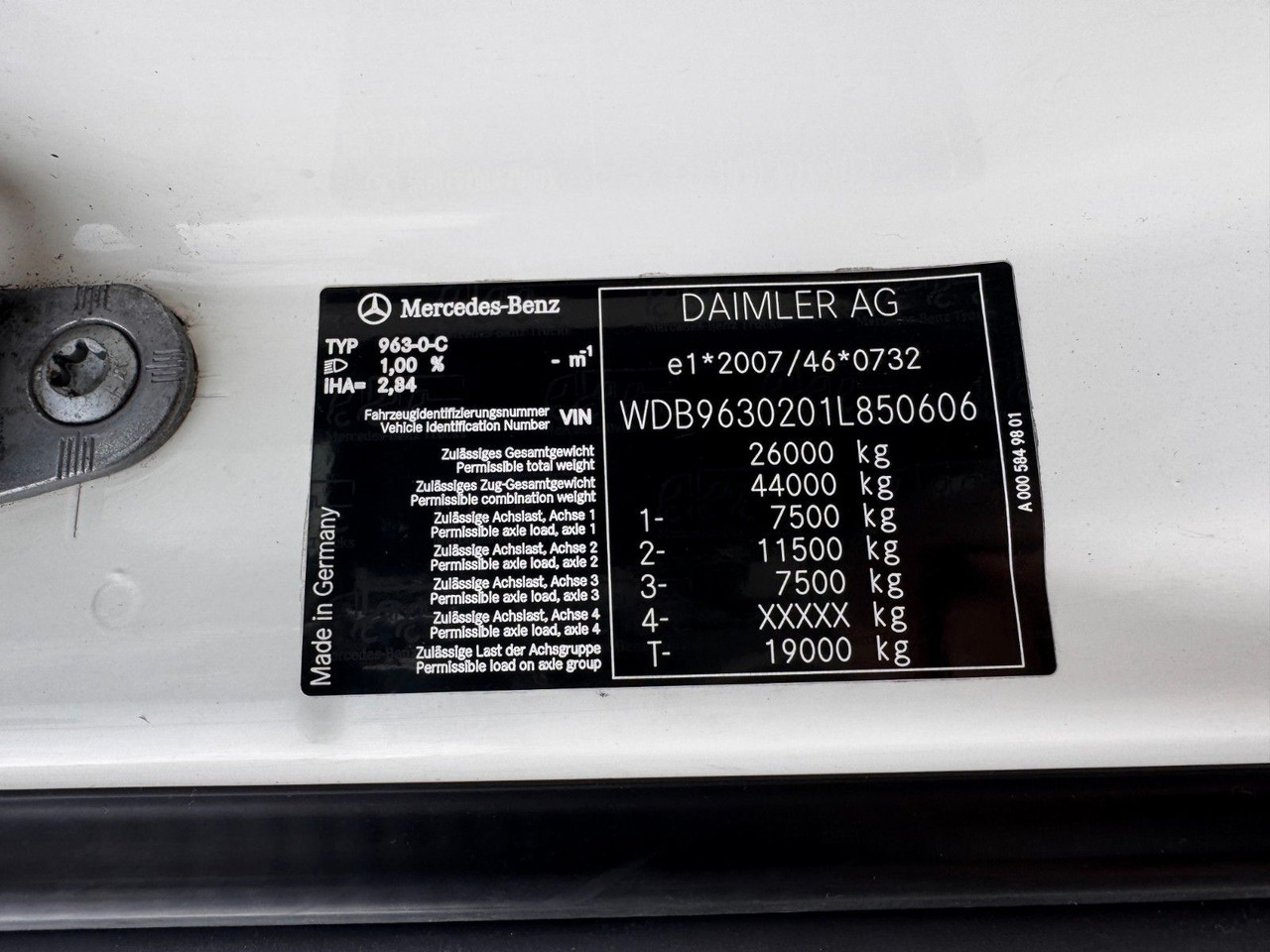 Mercedes-Benz 2536 ADR Valid & kipphydraulik für Gastank - Cisternové vozidlo: obrázek 3 Mercedes-Benz 2536 ADR Valid & kipphydraulik für Gastank - Cisternové vozidlo: obrázek 3