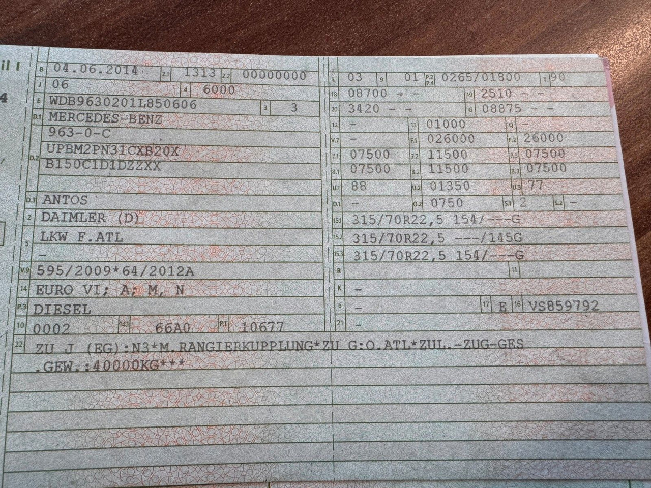 Mercedes-Benz 2536 ADR Valid & kipphydraulik für Gastank - Cisternové vozidlo: obrázek 2 Mercedes-Benz 2536 ADR Valid & kipphydraulik für Gastank - Cisternové vozidlo: obrázek 2