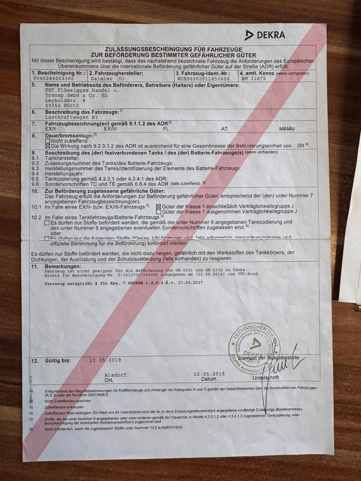 Mercedes-Benz 2536 ADR Valid & kipphydraulik für Gastank - Cisternové vozidlo: obrázek 5 Mercedes-Benz 2536 ADR Valid & kipphydraulik für Gastank - Cisternové vozidlo: obrázek 5