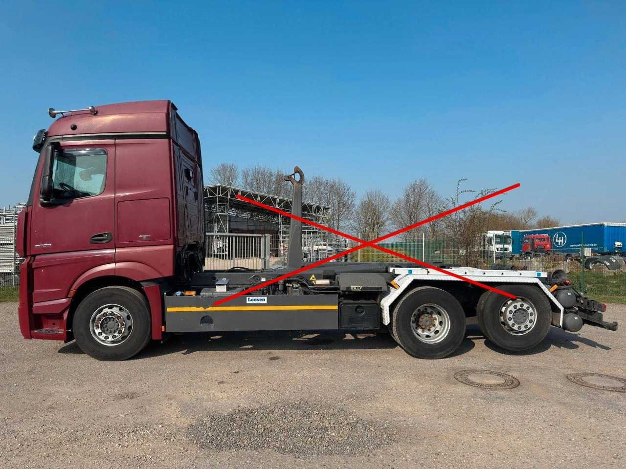 Mercedes-Benz 2558 6x2 Fahrgestell Chassis | Retarder | Klima - Podvozek s kabinou: obrázek 4 Mercedes-Benz 2558 6x2 Fahrgestell Chassis | Retarder | Klima - Podvozek s kabinou: obrázek 4
