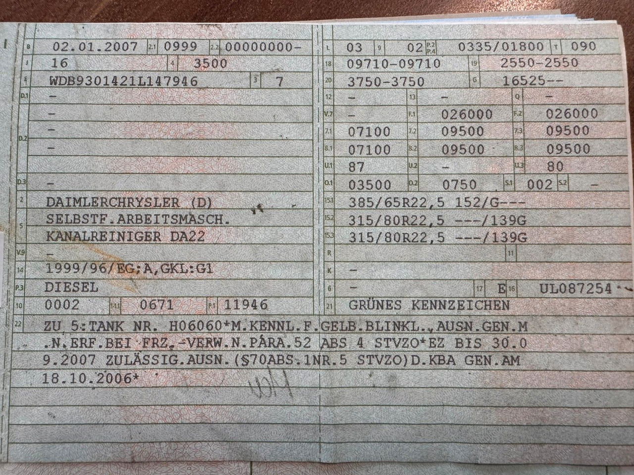 Mercedes-Benz 2646 6X4 Hellmers Saug Druck Spülwagen Retarder - Čistič odpadových jam: obrázek 3 Mercedes-Benz 2646 6X4 Hellmers Saug Druck Spülwagen Retarder - Čistič odpadových jam: obrázek 3