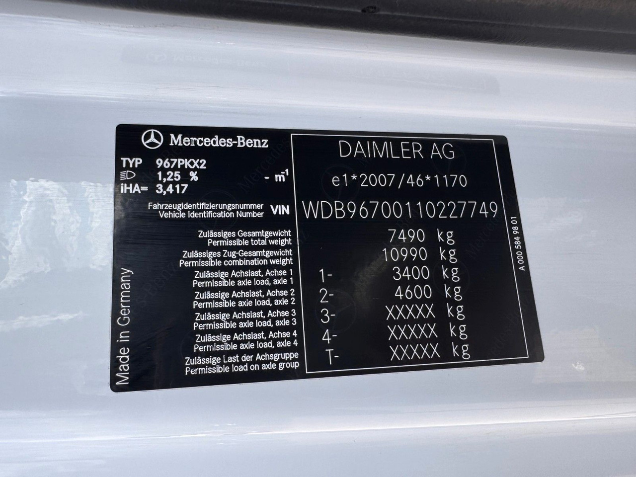 Mercedes-Benz 816 4X2 mit neuem Hyva Abroller Funk - Hákový nosič kontejnerů: obrázek 3 Mercedes-Benz 816 4X2 mit neuem Hyva Abroller Funk - Hákový nosič kontejnerů: obrázek 3