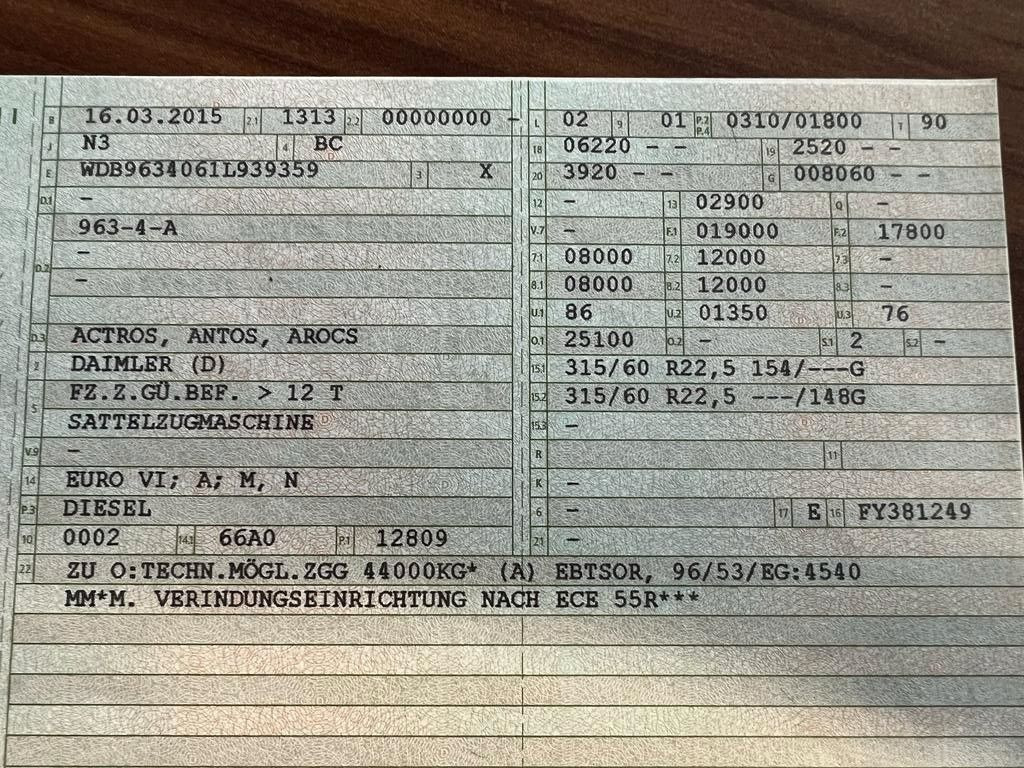 Mercedes-Benz 1842 4X2 mit Höhenverstellbarer Sattelkuppung - Tahač: obrázek 3 Mercedes-Benz 1842 4X2 mit Höhenverstellbarer Sattelkuppung - Tahač: obrázek 3