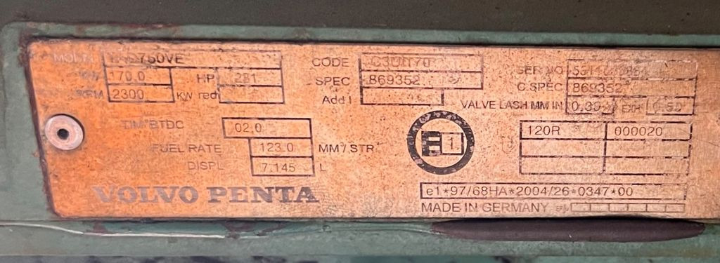 VOLVO PENTA & DANA SPICER Top Zustand VOLVO PENTA & DANA SPICER Top Zustand - Motor pro Nákladní auto: obrázek 2 VOLVO PENTA & DANA SPICER Top Zustand VOLVO PENTA & DANA SPICER Top Zustand - Motor pro Nákladní auto: obrázek 2