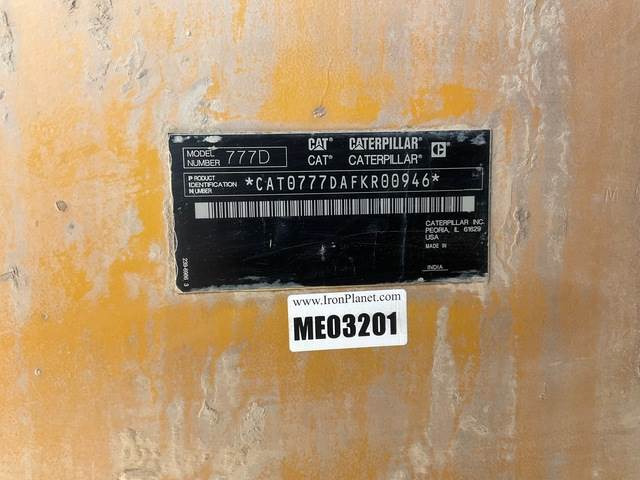 CAT 777D - Pevný dempr: obrázek 5 CAT 777D - Pevný dempr: obrázek 5