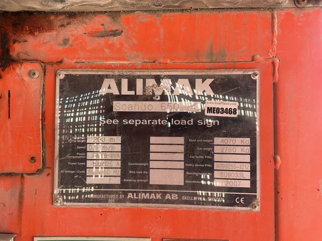 Alimak Scando 650 FC - Jiná technika: obrázek 5 Alimak Scando 650 FC - Jiná technika: obrázek 5
