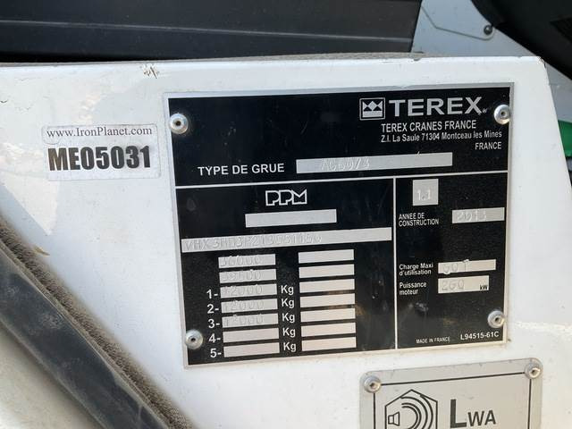 Terex AC60/3 - Univerzální autojeřáb: obrázek 5 Terex AC60/3 - Univerzální autojeřáb: obrázek 5