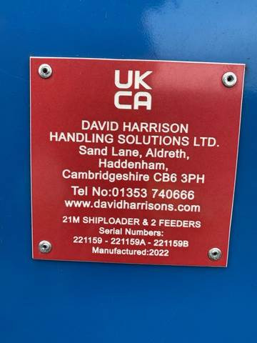 David Harrison Handling Solutions Ltd 21M Shiploader - Přístavní zařízení: obrázek 4 David Harrison Handling Solutions Ltd 21M Shiploader - Přístavní zařízení: obrázek 4
