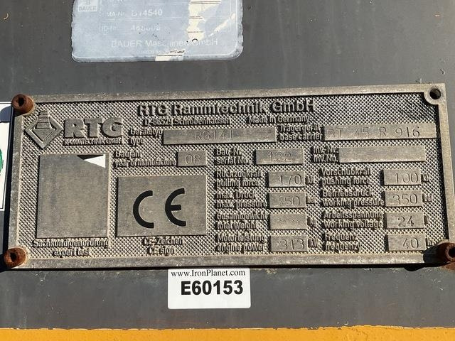 RTG RG14T - Samojízdné beranidlo: obrázek 5 RTG RG14T - Samojízdné beranidlo: obrázek 5