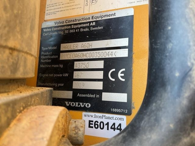 Volvo A60H - Kloubový sklápěč: obrázek 5 Volvo A60H - Kloubový sklápěč: obrázek 5