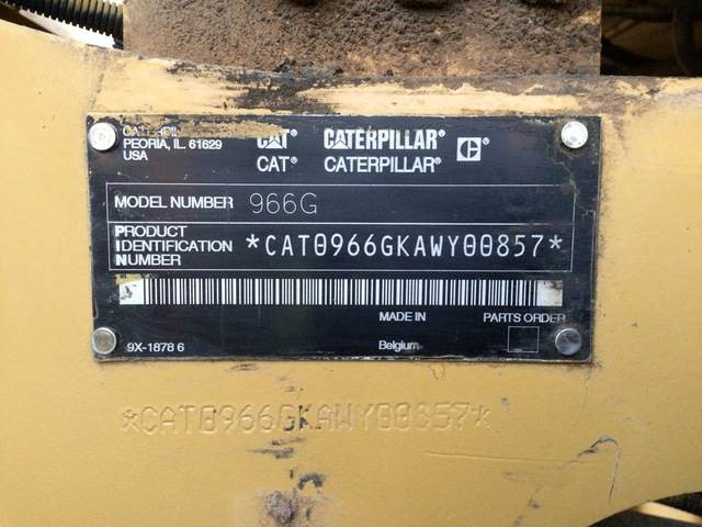 CAT 966G - Kolový nakladač: obrázek 5 CAT 966G - Kolový nakladač: obrázek 5