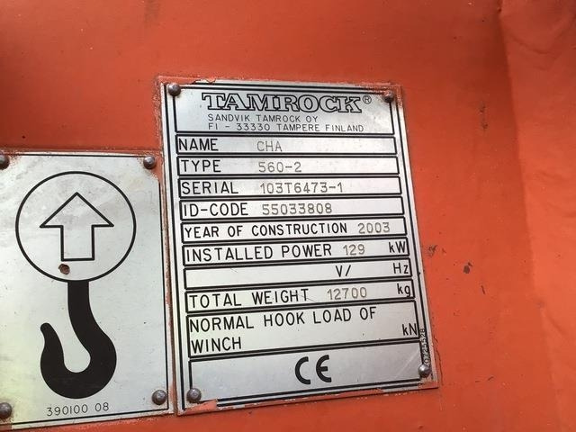 Tamrock CHA560 - Vrtná souprava: obrázek 5 Tamrock CHA560 - Vrtná souprava: obrázek 5