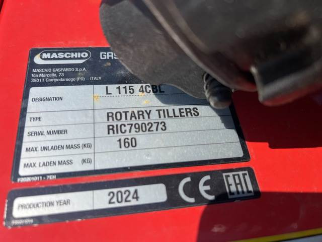 Maschio Gaspardo L115 4CBL - Rotavátor: obrázek 5 Maschio Gaspardo L115 4CBL - Rotavátor: obrázek 5