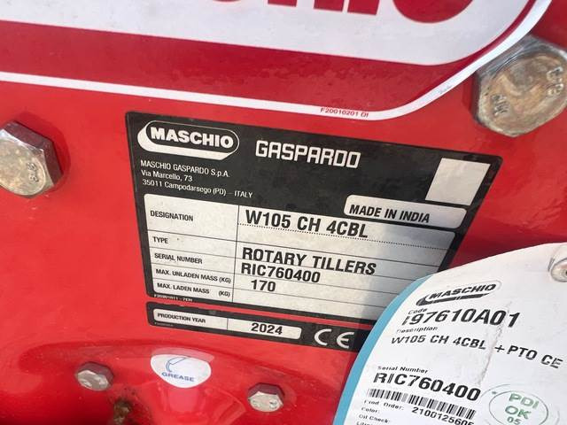 Rotavátor Maschio Gaspardo W105 CH 4CBL: obrázek 6