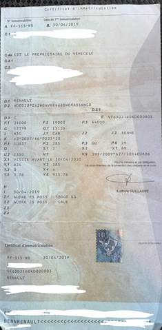 Sklápěč, Auto s hydraulickou rukou Renault C380: obrázek 11