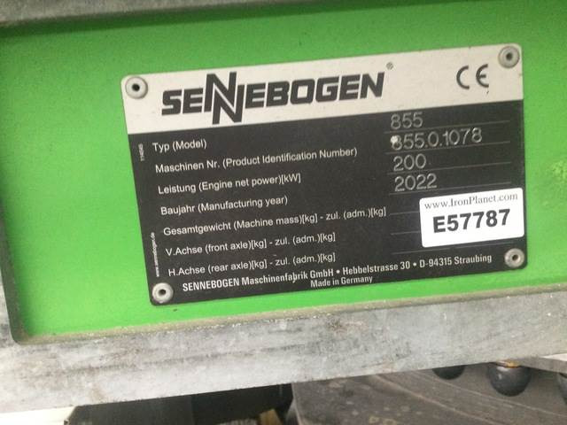 Sennebogen 855E - Překládkové rypadlo: obrázek 5 Sennebogen 855E - Překládkové rypadlo: obrázek 5