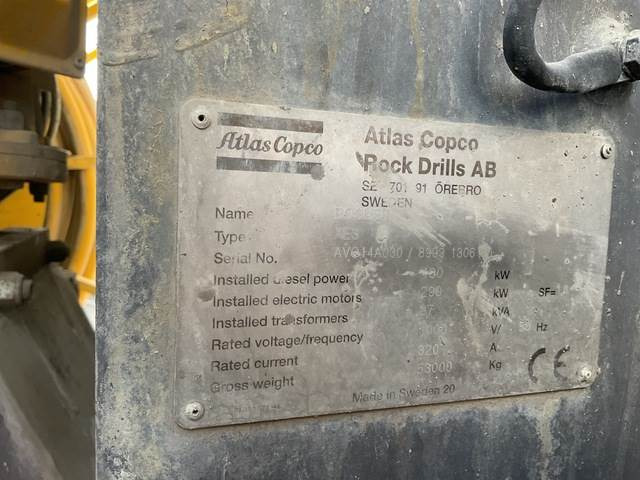 Atlas Copco XE3C - Důlní stroj: obrázek 5 Atlas Copco XE3C - Důlní stroj: obrázek 5