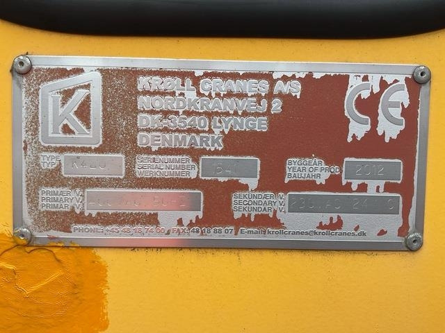 Kroll K420 - Věžový jeřáb: obrázek 5 Kroll K420 - Věžový jeřáb: obrázek 5