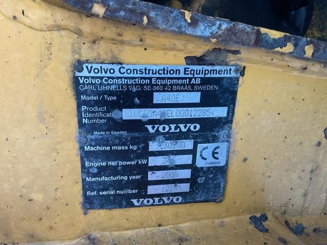 Volvo A40E - Kloubový sklápěč: obrázek 5 Volvo A40E - Kloubový sklápěč: obrázek 5