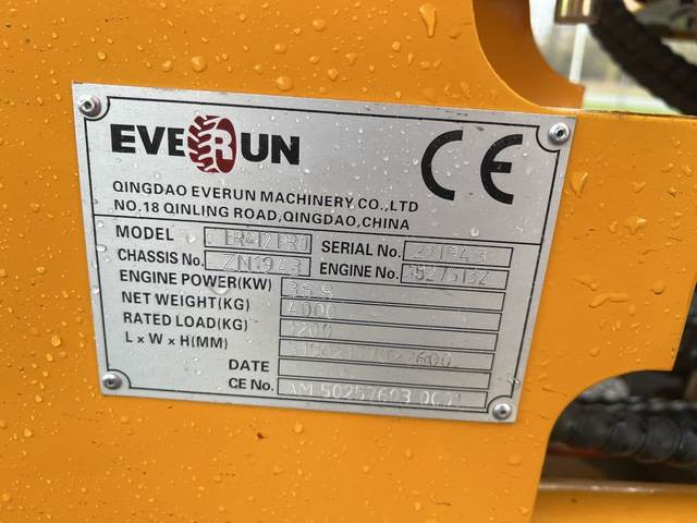 Everun ER412 Pro - Kolový nakladač: obrázek 5 Everun ER412 Pro - Kolový nakladač: obrázek 5