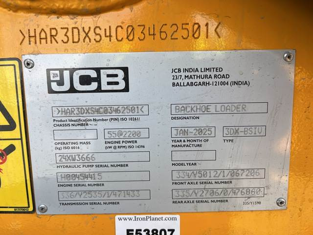 JCB 3DX - Rýpadlo-nakladač: obrázek 5 JCB 3DX - Rýpadlo-nakladač: obrázek 5