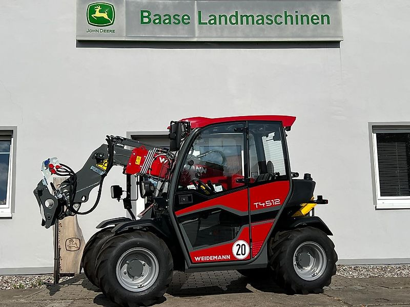Weidemann T4512 EURO-Aufnahme + Breitreifen - Teleskopický manipulátor: obrázek 1 Weidemann T4512 EURO-Aufnahme + Breitreifen - Teleskopický manipulátor: obrázek 1