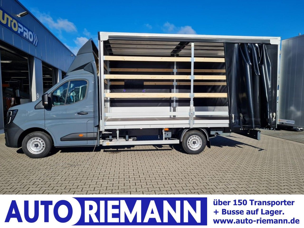 Plachtová dodávka Renault Master 35 Pritsche Schiebe Plane dCi 170 Navi Ap: obrázek 1