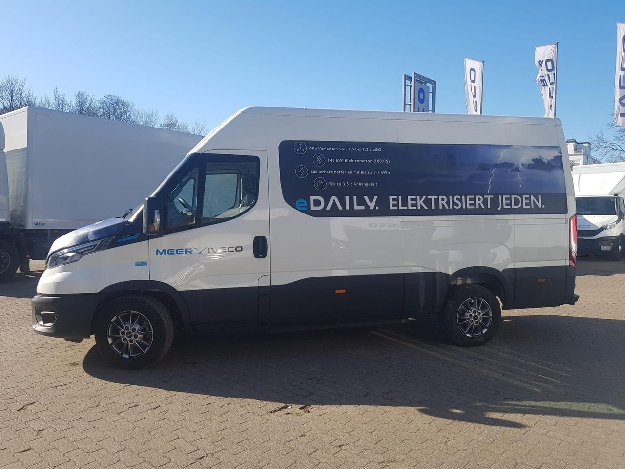 Iveco Daily 38S14E V Rückfahrkamera, AHK mit 3,5t, ... - Furgon, Elektrická dodávka: obrázek 3 Iveco Daily 38S14E V Rückfahrkamera, AHK mit 3,5t, ... - Furgon, Elektrická dodávka: obrázek 3