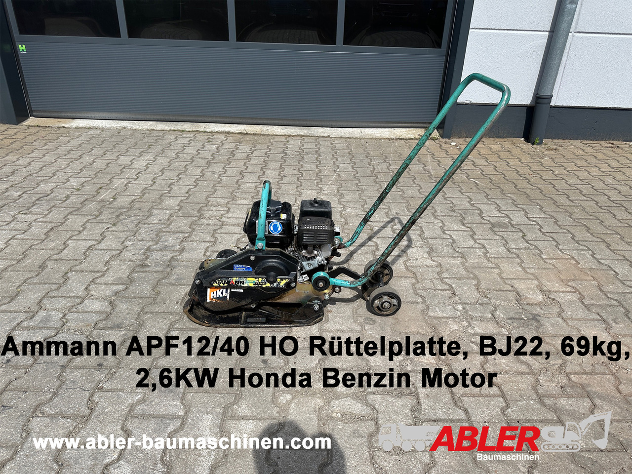 Ammann APF12/40 Rüttelplatte 69 kg - Vibrační deska: obrázek 1 Ammann APF12/40 Rüttelplatte 69 kg - Vibrační deska: obrázek 1